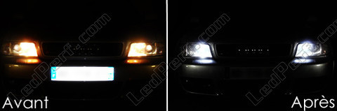 LED światła postojowe xenon biały Audi A4 B5