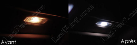 LED lusterek w osłonach przeciwsłonecznych Audi A6 C5
