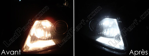 LED światła postojowe xenon biały Audi A6 C6