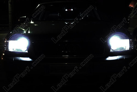 LED światła postojowe xenon biały Audi A8 D2