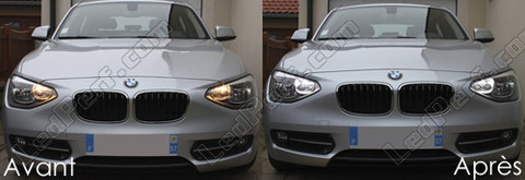 LED światła do jazdy dziennej - dzienne BMW Serii 1 F20
