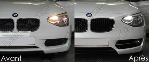 LED światła do jazdy dziennej - dzienne BMW Serii 1 F20