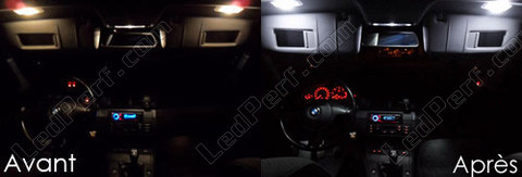 LED lusterek w osłonach przeciwsłonecznych BMW serii 3 (E46)