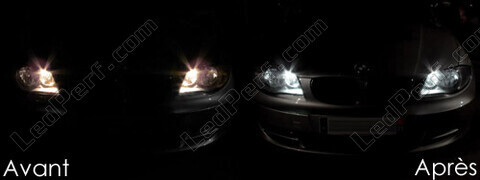 LED światła postojowe xenon biały BMW serii 3 (E90 E91)