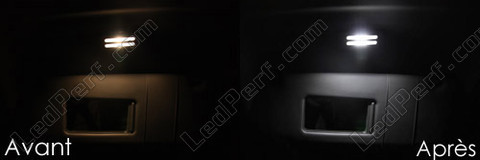 LED lusterek w osłonach przeciwsłonecznych BMW Serii 5 E60 E61