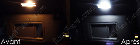 LED lusterka w osłonach przeciwsłonecznych BMW X1 (E84)