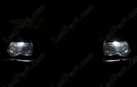 LED światła postojowe xenon biały Chrysler 300C