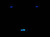 LED podnośnik szyby niebieski Citroen C2 faza 1