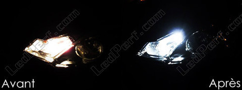 LED światła postojowe xenon biały Citroen C3 II