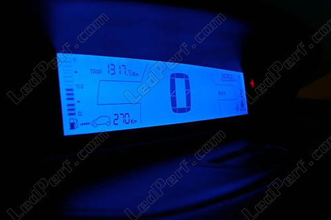LED licznik niebieski Citroen C4