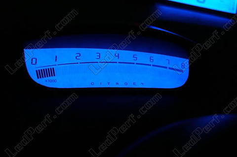 LED obrotomierza niebieski Citroen C4