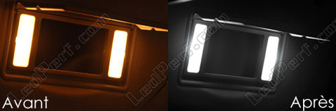 LED lusterka w osłonach przeciwsłonecznych Citroen C5 I