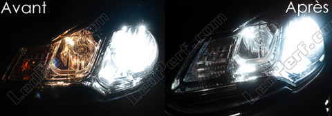 LED światła postojowe xenon biały Citroen DS3