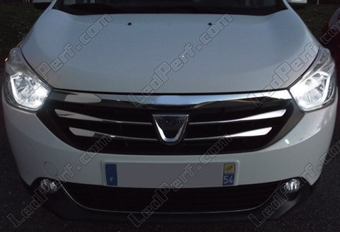 LED światła postojowe xenon biały Dacia Dokker