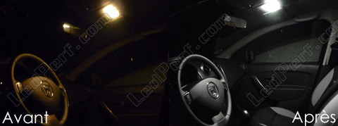 LED przednie światło sufitowe Dacia Sandero 2