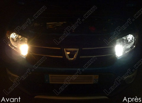 LED Świateł postojowych/światła do jazdy dziennej - dzienne Dacia Sandero 2