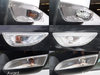 LED kierunkowskazy boczne Dacia Sandero 3 przed i po