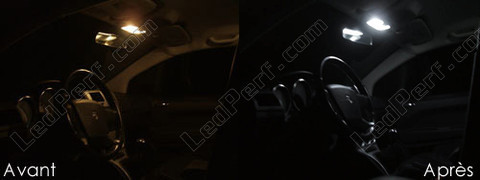 LED przednie światło sufitowe Dodge Caliber