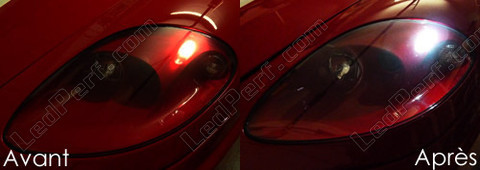 LED światła postojowe xenon biały Ferrari F360 MS