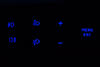 LED oświetlenia przełączników niebieski fiat Grande Punto Evo