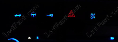 LED oświetlenia przyciski konsola niebieski fiat Grande Punto Evo