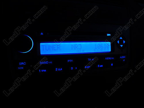 LED oświetlenia radio samochodowe niebieski fiat Grande Punto Evo