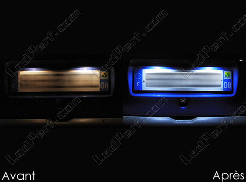LED tablica rejestracyjna Fiat Punto MK1 Tuning