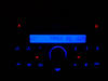 LED radio samochodowe niebieski Fiat Stilo