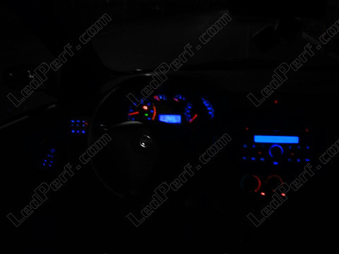 LED tablica rozdzielcza niebieski Fiat Stilo