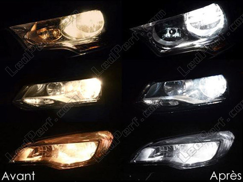 LED Światła mijania Ford Fiesta MK6 Tuning