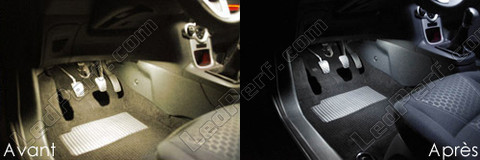 LED Podłogi Ford Fiesta MK7