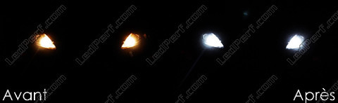 LED światła postojowe xenon biały Ford Fiesta MK7