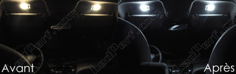 LED lusterka w osłonach przeciwsłonecznych Ford Focus MK1