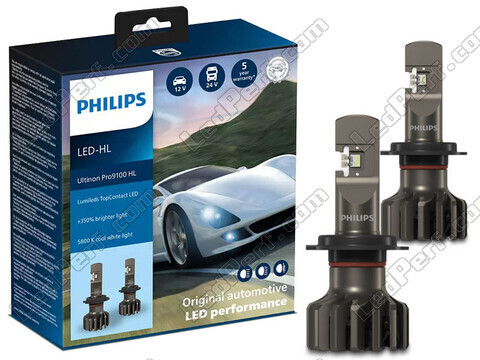 Zestaw żarówek LED Philips do Ford Focus MK2 - Ultinon Pro9100 +350%