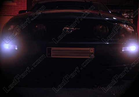 LED światła postojowe xenon biały Ford Mustang Tuning