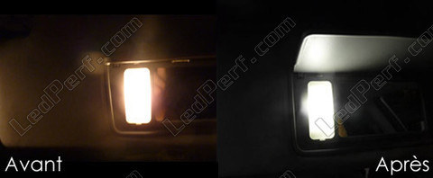LED lusterek w osłonach przeciwsłonecznych Honda Civic 8G
