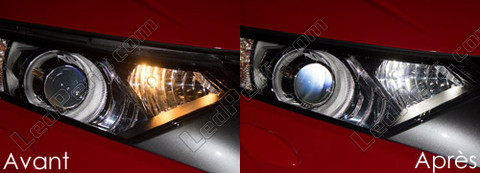 LED światła postojowe xenon biały Honda Civic 9G