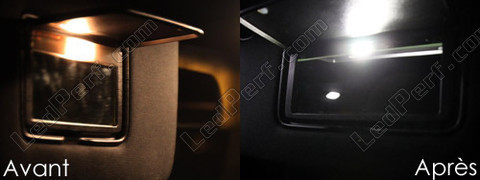 LED lusterka w osłonach przeciwsłonecznych Infiniti FX 37