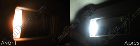 LED lusterek w osłonach przeciwsłonecznych Mazda 3 phase 2