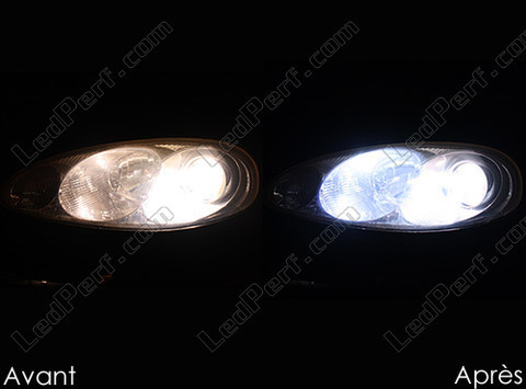 LED Reflektory Mazda MX 5 Faza 2 przed i po