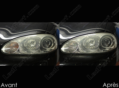 LED przednie kierunkowskazy Mazda MX 5 Faza 2 przed i po