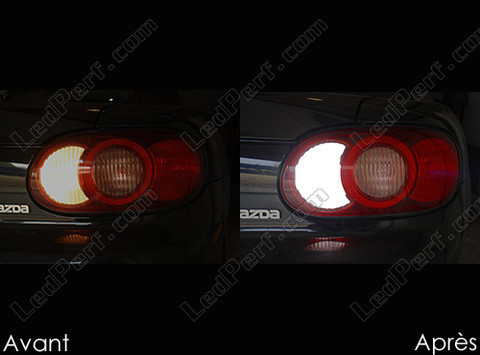 LED Światła cofania Mazda MX 5 Faza 2 przed i po