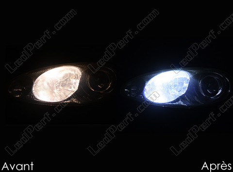 LED światła postojowe xenon biały Mazda MX 5 Faza 2 przed i po