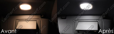 LED lusterek w osłonach przeciwsłonecznych Mercedes CLK (W208)
