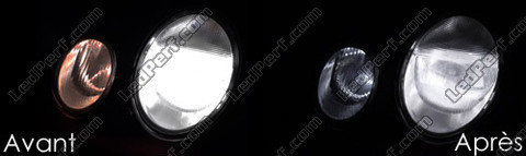LED świateł postojowych Mercedes CLK (W208)