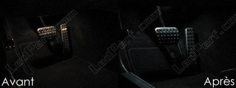 LED podłoga Mercedes CLS (W219)