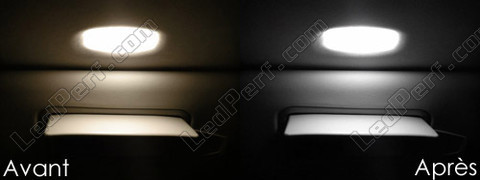 LED lusterka w osłonach przeciwsłonecznych Mercedes Klasa A (W169)