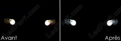 LED światła postojowe xenon biały Mercedes Klasa C (W203)