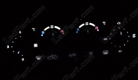LED klimatyzacja ręczna Mercedes Klasa C (W203)