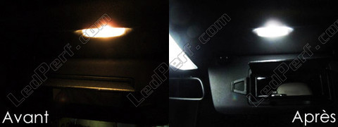 LED lusterek w osłonach przeciwsłonecznych Mercedes Klasa C (W204)